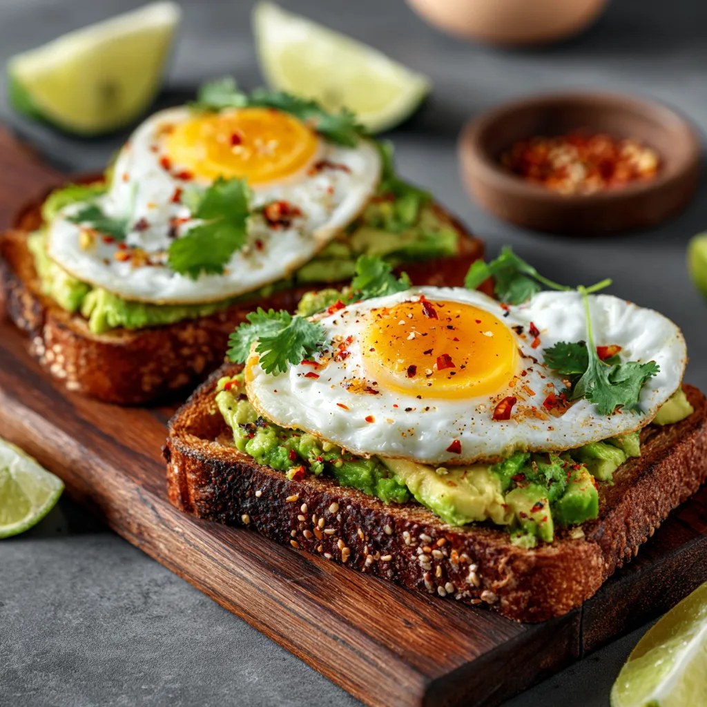 Smoky High-Protein Avocado Toast with Spiced Beef & Chicken Crumbles