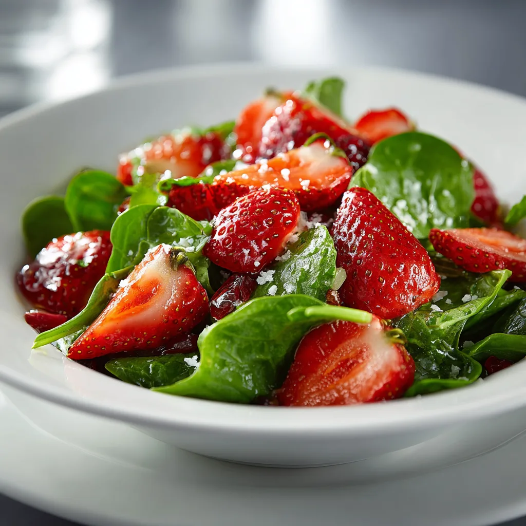 Strawberry Spinach Salad