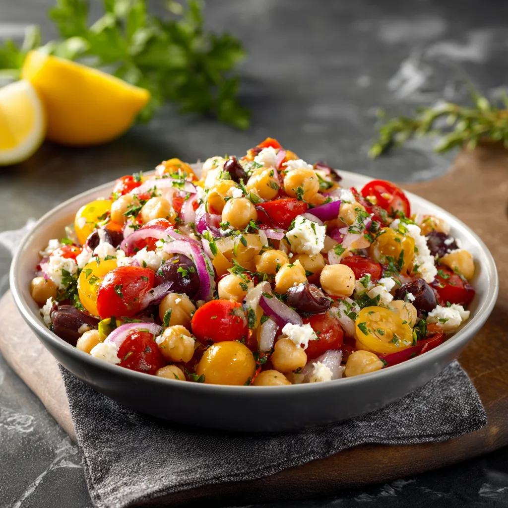 Mediterranean Chickpea Salad