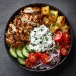 Greek Chicken Gyro Bowl