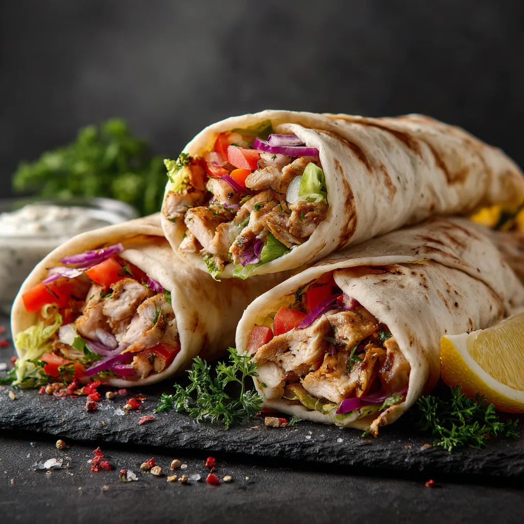 Chicken Shawarma Wraps