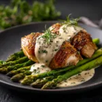 Creamy Baked Chicken and Asparagus