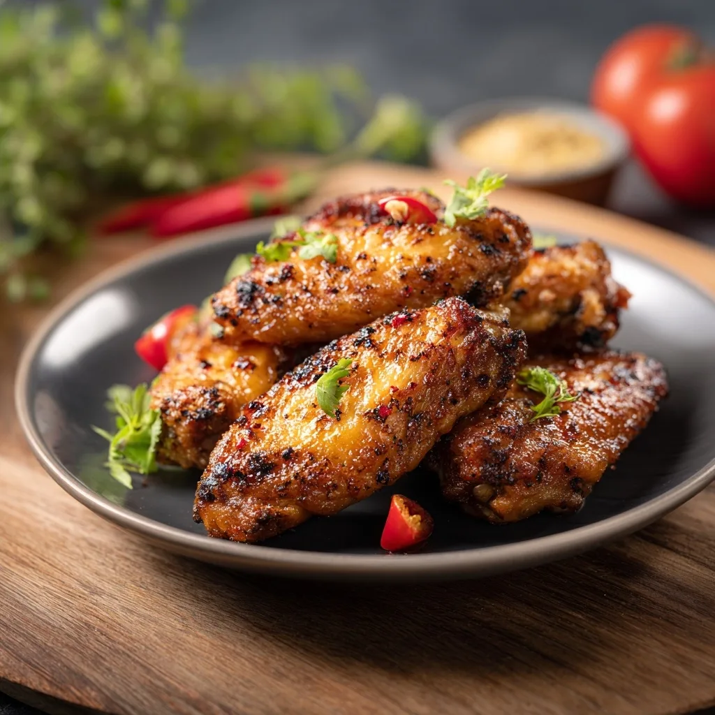 Air Fryer Chicken Wings Crispy Recipe