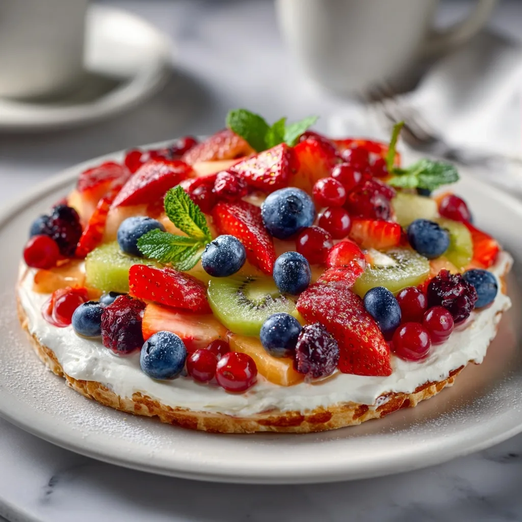 Easy Fruit Pizza Dessert