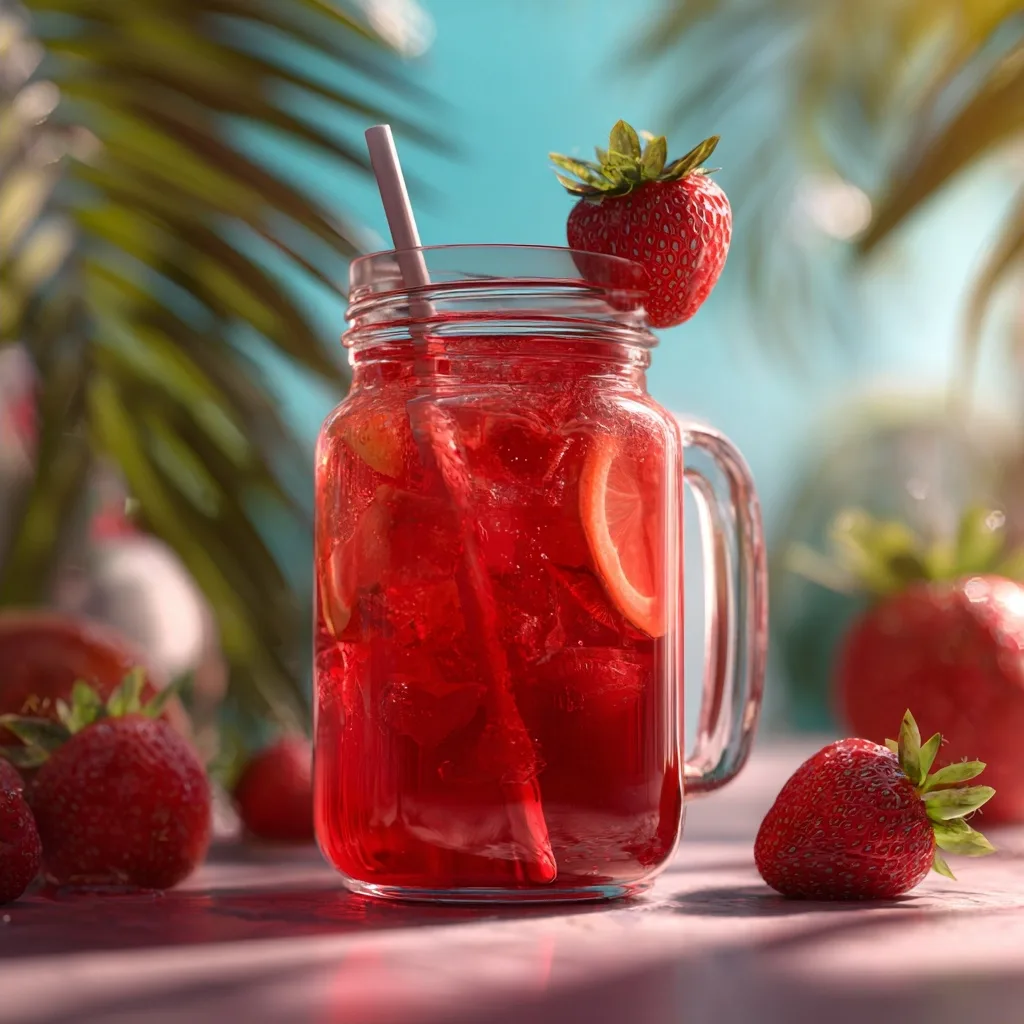 Homemade Strawberry Lemonade
