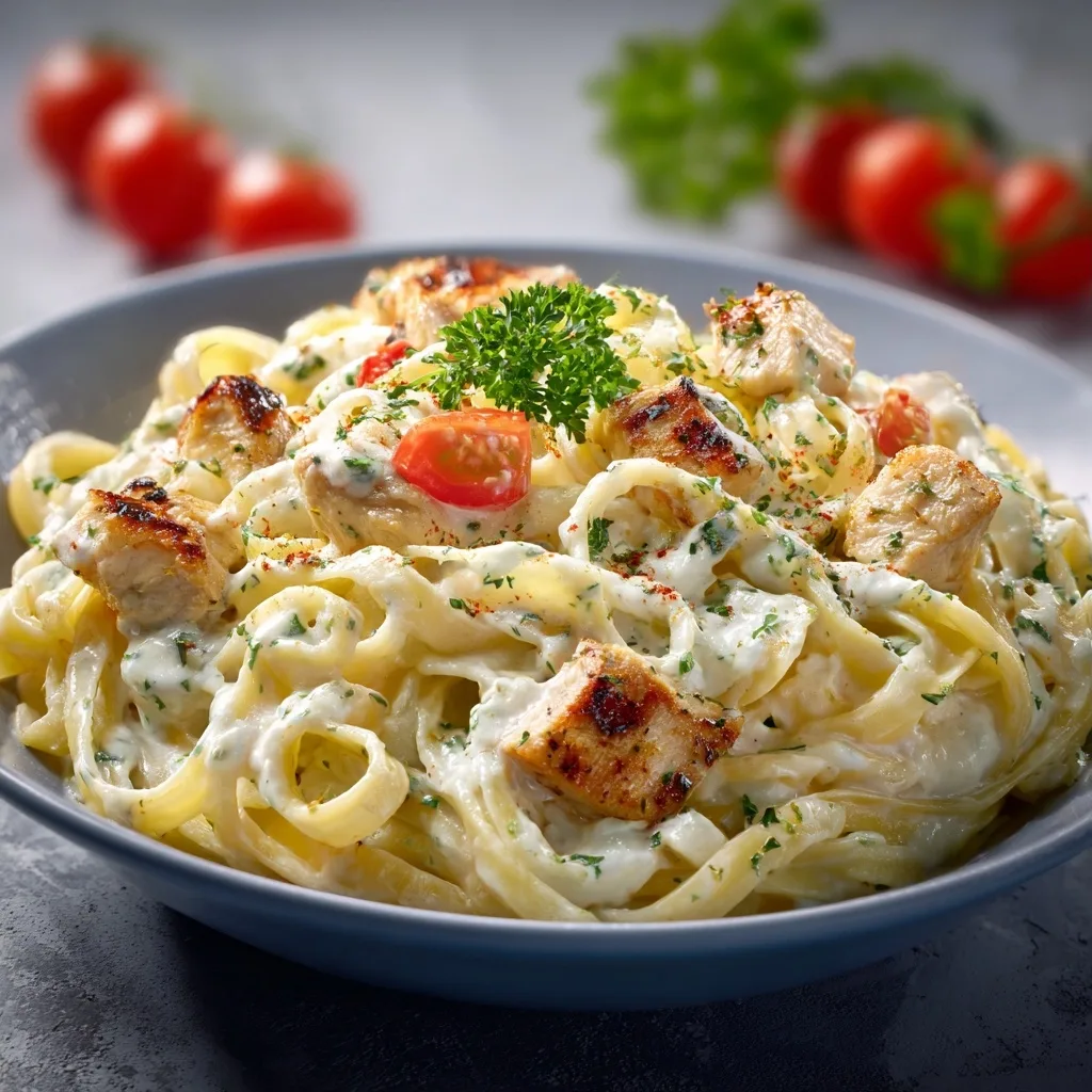 Creamy Chicken Alfredo Pasta