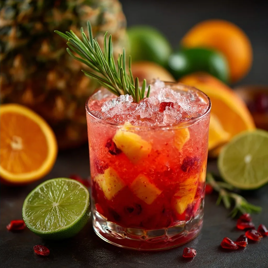 Fruit Punch Mocktail