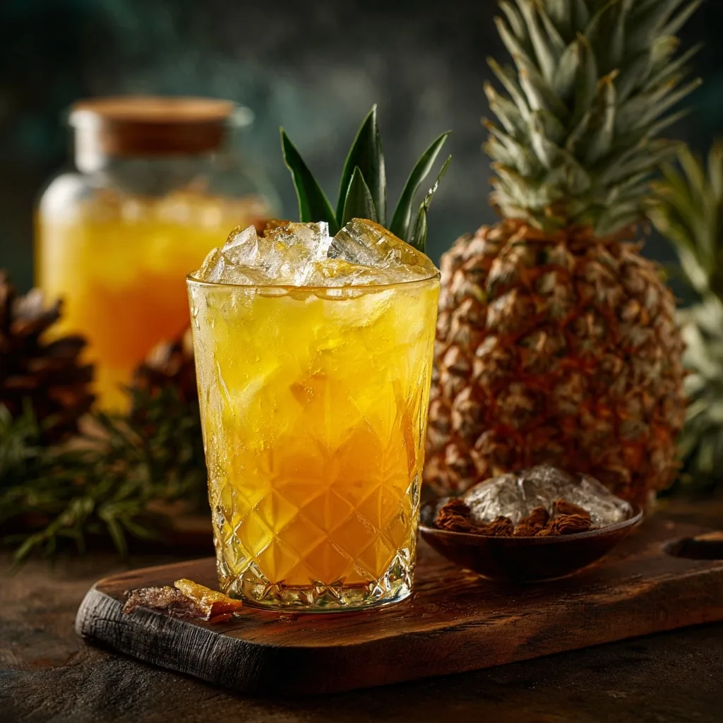 Non-Alcoholic Tropical Pineapple Drink