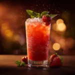 Strawberry Sunrise Mocktail