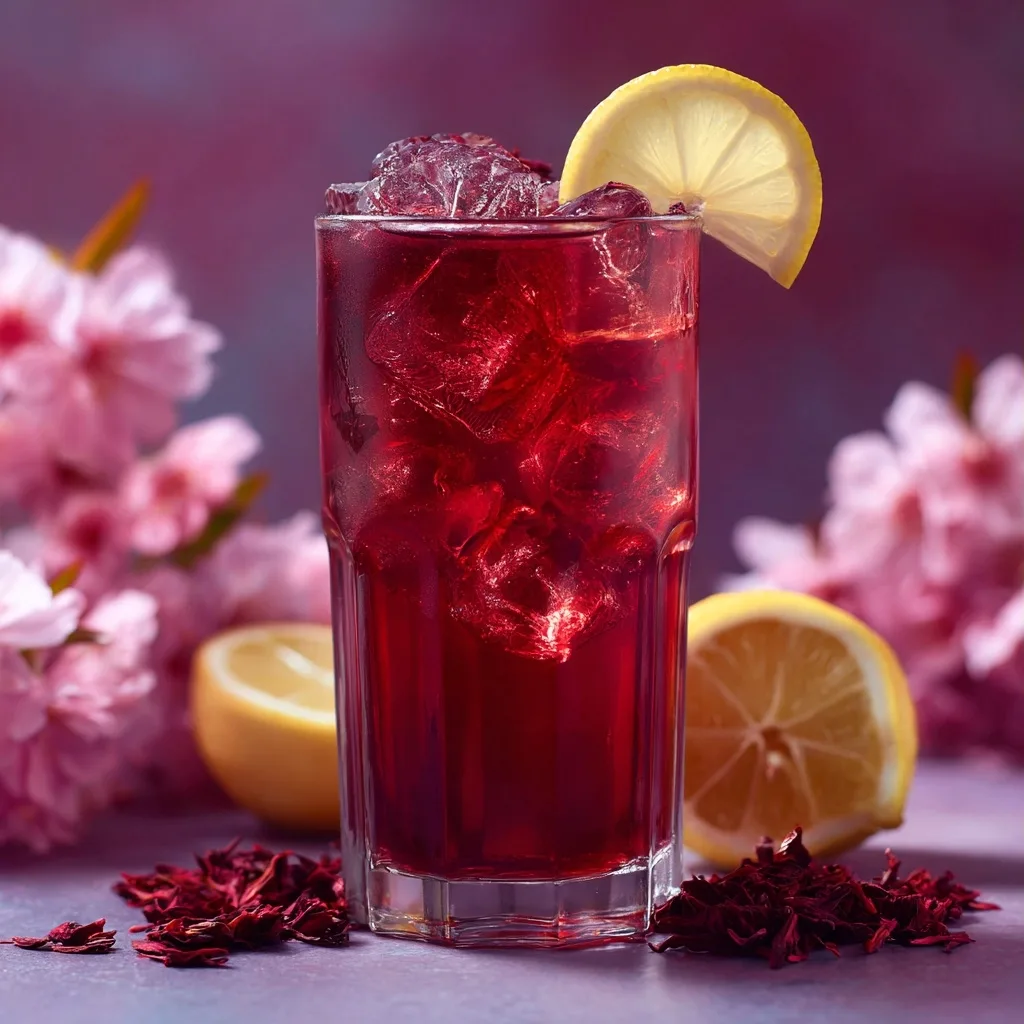 Hibiscus Iced Tea Lemonade